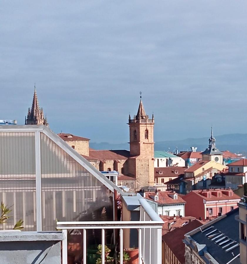 Atico Quintana I - Con Terraza, Vistas A La Ciudad, En El Centro, Con Wifi Y Garaje Apartamento Oviedo Exterior foto