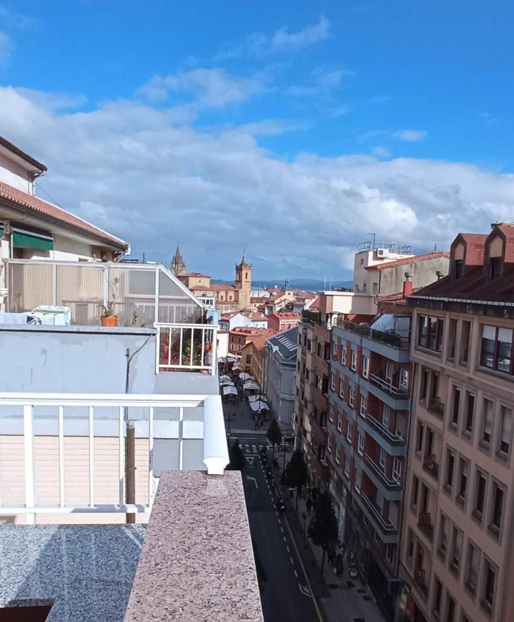 Atico Quintana I - Con Terraza, Vistas A La Ciudad, En El Centro, Con Wifi Y Garaje Apartamento Oviedo Exterior foto